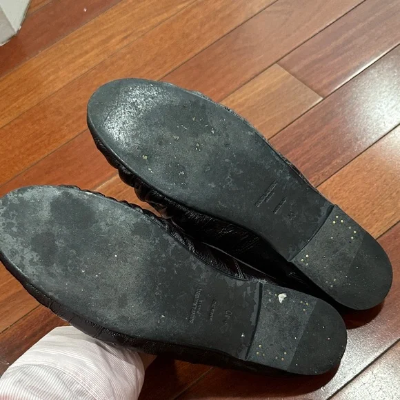 Saint Laurent Dark Brown Leather Penny Slip-On Mules - Picture 4 of 7